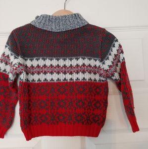 Petit Jouet Vintage Boys Toddler Holiday Sweater